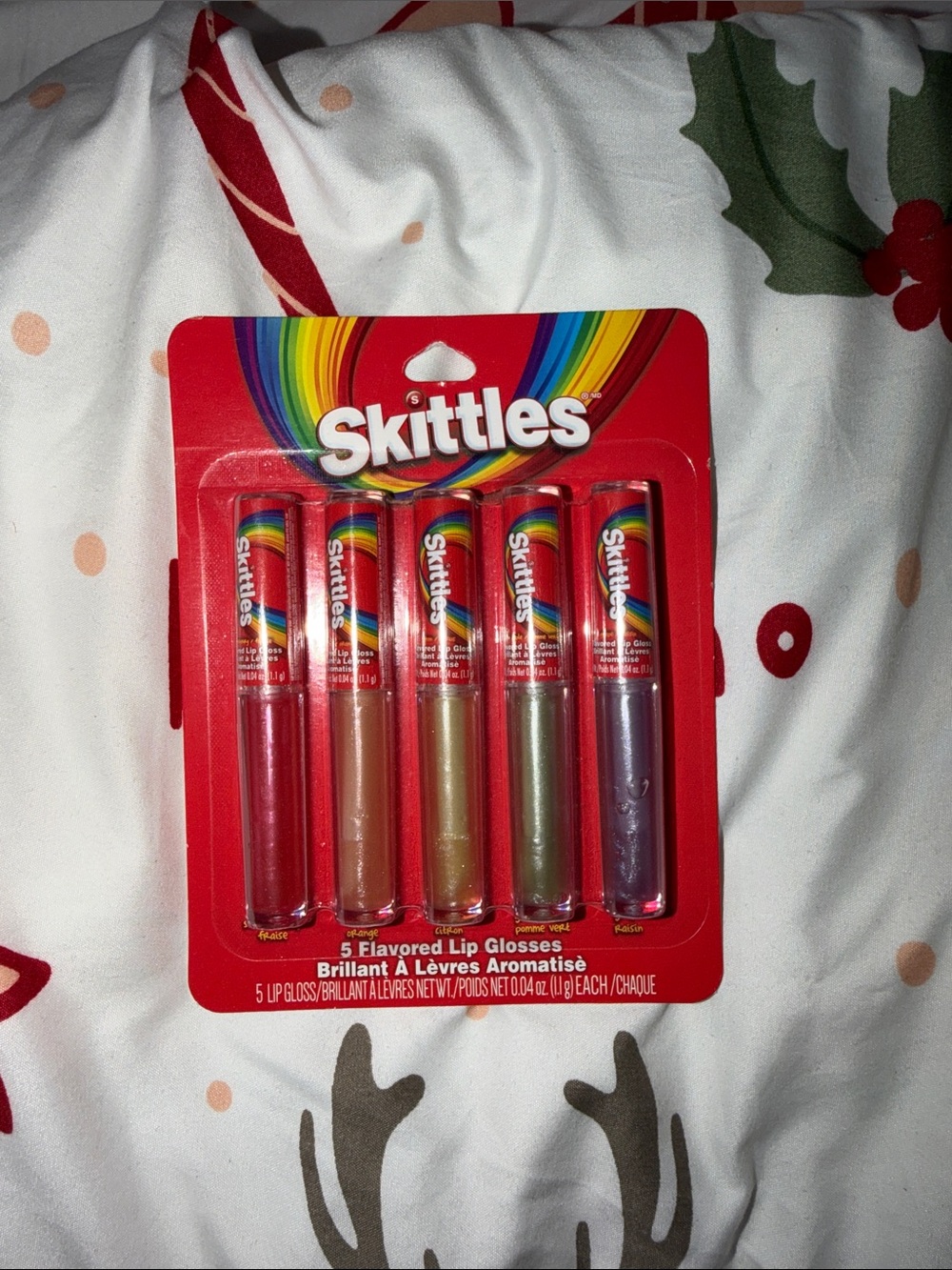 Ardene X Skittles Lip Gloss Set — Red, Pink, Yellow, Green, Purple